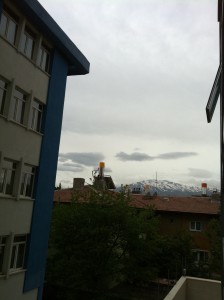 Simay Otelden Erzincan Dağlarına bakıi
